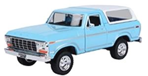 1978 Ford Bronco Hard Top (Light Blue) (Diecast Car)