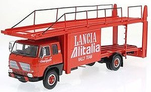 フィアット 673 レーシングトランスポーター 1976 `ランチア－アリタリア`チーム (ミニカー)