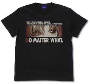 Sword Art Online Progressive: Aria of a Starless Night Asuna Resolve T-Shirt Black M (Anime Toy)