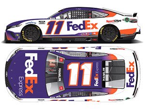 Denny Hamlin 2022 Fedex Express Toyota Camry NASCAR 2022 Next Generation (Color Chrome Series) (Diecast Car)