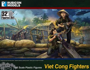 Viet Cong Fighters (Set of 32) (Plastic model)