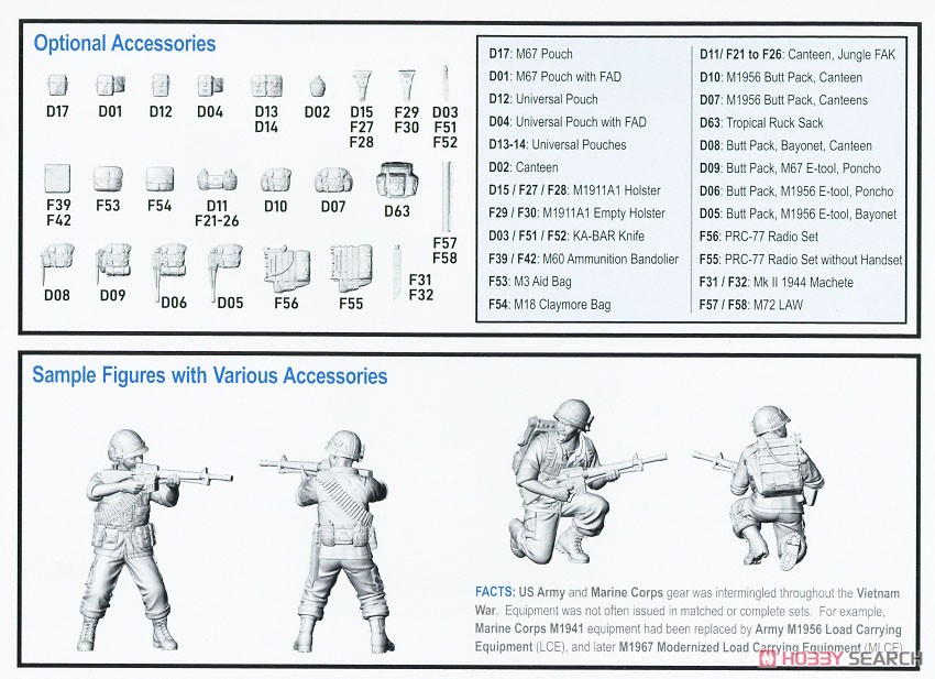 USMC Marines (Set of 30) (Plastic model) Assembly guide5