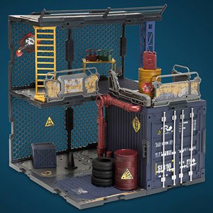 Diorama Building Set SIB10 Container Warehouse (Fashion Doll)