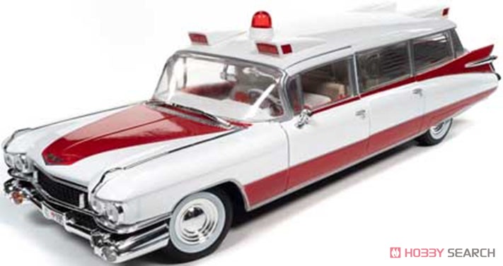 1959 キャディラック エルドラド 救急車 ホワイト/レッド (ミニカー) 商品画像1