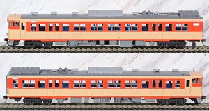 1/80(HO) J.N.R. Series KIHA66, 67 J.N.R. Express Color Two Car Set Finished Model with Interior (2-Car Set) (Pre-Colored Completed) (Model Train)