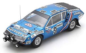 Alpine A310 No.9 Rally Monte Carlo 1976 J-L.Therier M.Vial (ミニカー)