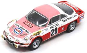 Alpine A110 No.29 Rally Monte Carlo 1973 P.Moss-Carlsson E.Crellin (ミニカー)