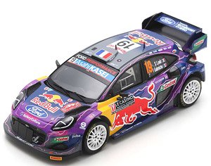 Ford Puma Rally1 No.19 M-SPORT Ford World Rally Team Winner Rally Monte Carlo 2022 Sebastien Loeb Isabelle Galmiche (Diecast Car)