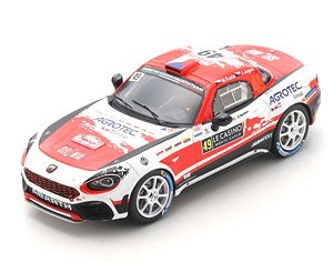 Abarth 124 Rally RGT No.49 Rally Monte Carlo 2022 Martin Rada Jaroslav Jugas (Diecast Car)