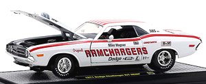 1971 Dodge Challenger R/T Hemi Ramchargers - Bright White Pearl (Diecast Car)