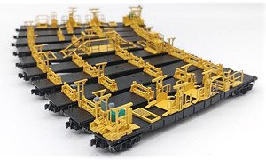 CHIKI5500 Rail Transporter Type C Ten Car Set Paper Kit (10-Car Unassembled Kit) (Model Train)