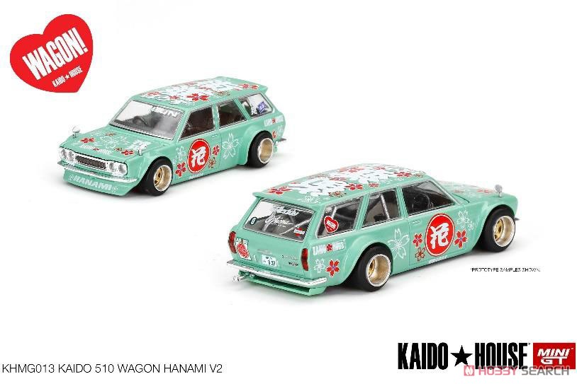 ダットサン KAIDO 510 ワゴン Hanami V2 (右ハンドル) (ミニカー) その他の画像1