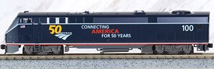 GE P42 `Genesis` Amtrak(R) wtih 50th Anniversary Logo #100 Midnight Blue (Model Train)