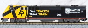GE P42 `Genesis` Amtrak(R) Operation Lifesaver(R) #203 (Model Train)