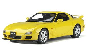 マツダ RX-7 (FD3S) タイプR バサーストR (イエロー) (ミニカー)