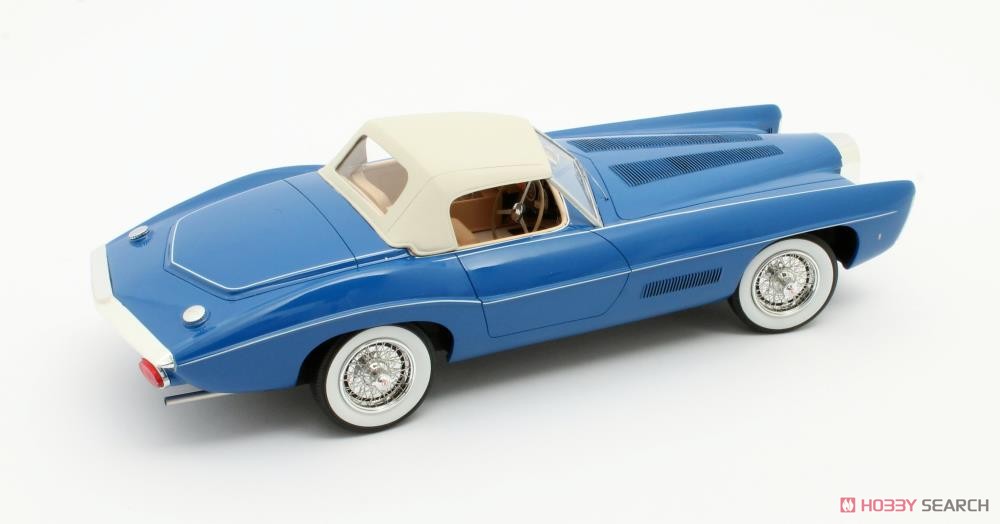 ブガッティ T101C Exner Ghia 1966 ブルー クローズド (ミニカー) 商品画像8