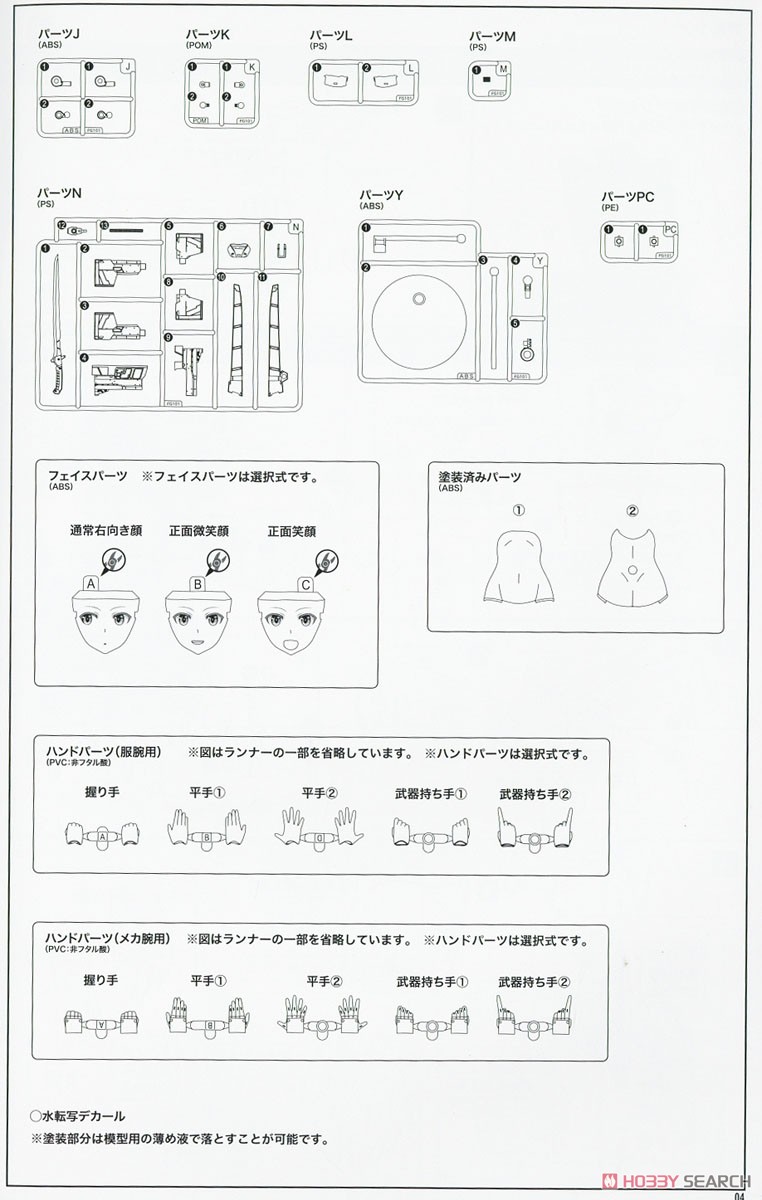 アルシア (プラモデル) 設計図15