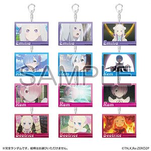 Re:Zero -Starting Life in Another World- Trading Scene Picture Acrylic Key Ring (Set of 12) (Anime Toy)