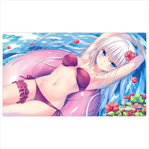 [Summer Pockets Reflection Blue] Rubber Mat (Shiroha Naruse / Hibiscus) (Card Supplies)