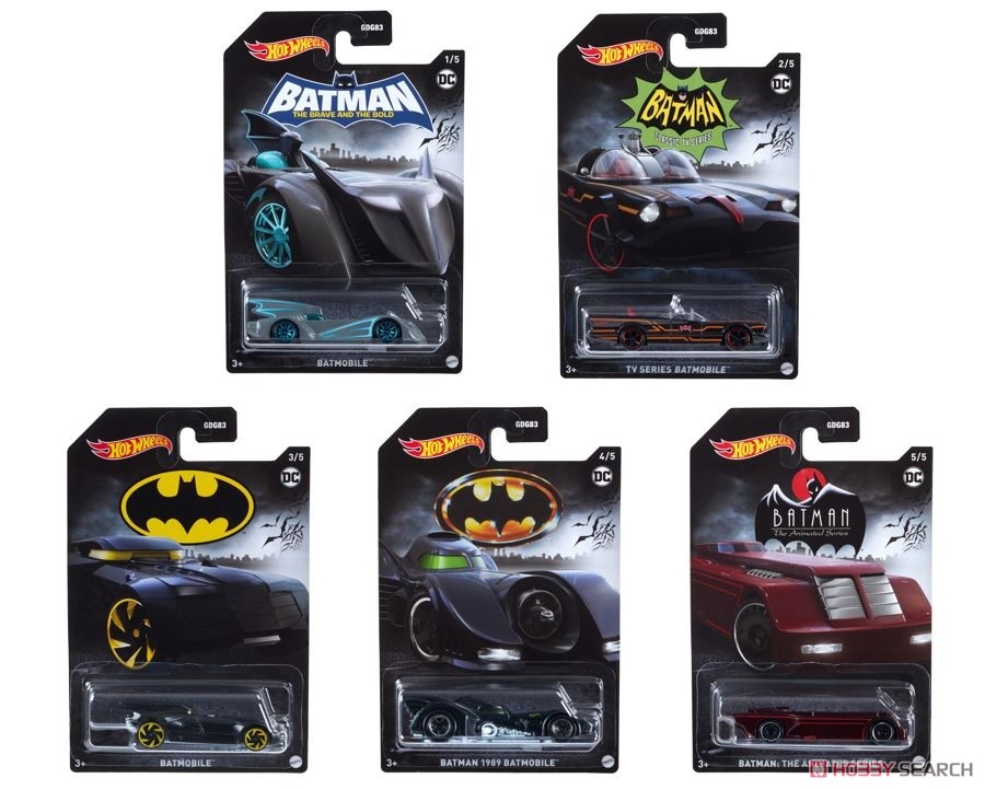 Hot Wheels Entertainment Theme Assorted Batman (Set of 10) (Toy) Package1