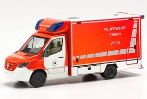 (HO) Mercedes-Benz Sprinter Fahrtec Ambulance Feuerwehr Essen (Model Train)