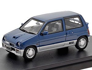Suzuki Alto Works RS/R (1988) Orion Black Blue Two Tone (Diecast Car)