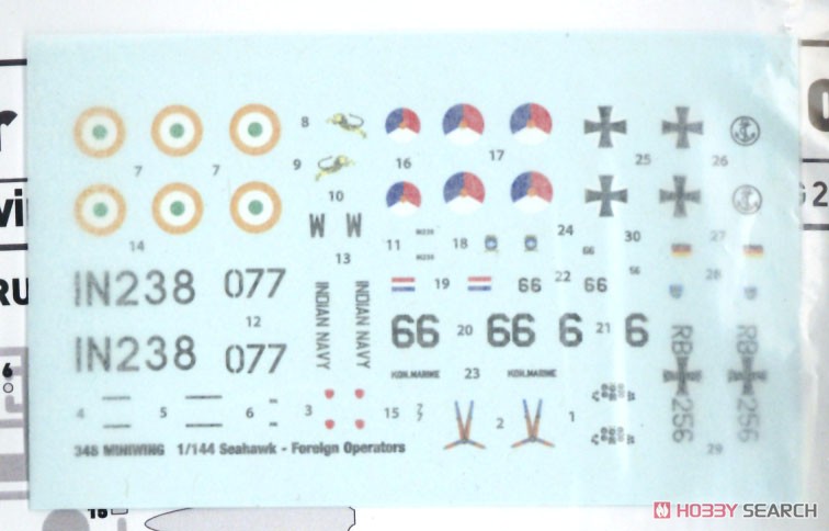 Hawker Sea Hawk FGA.50 / Mk.101 Foreign Operators (2 in 1) (Plastic model) Contents2