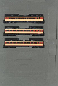 国鉄 485-1500系 特急電車 (はつかり) 増結セット (増結・3両セット) (鉄道模型)