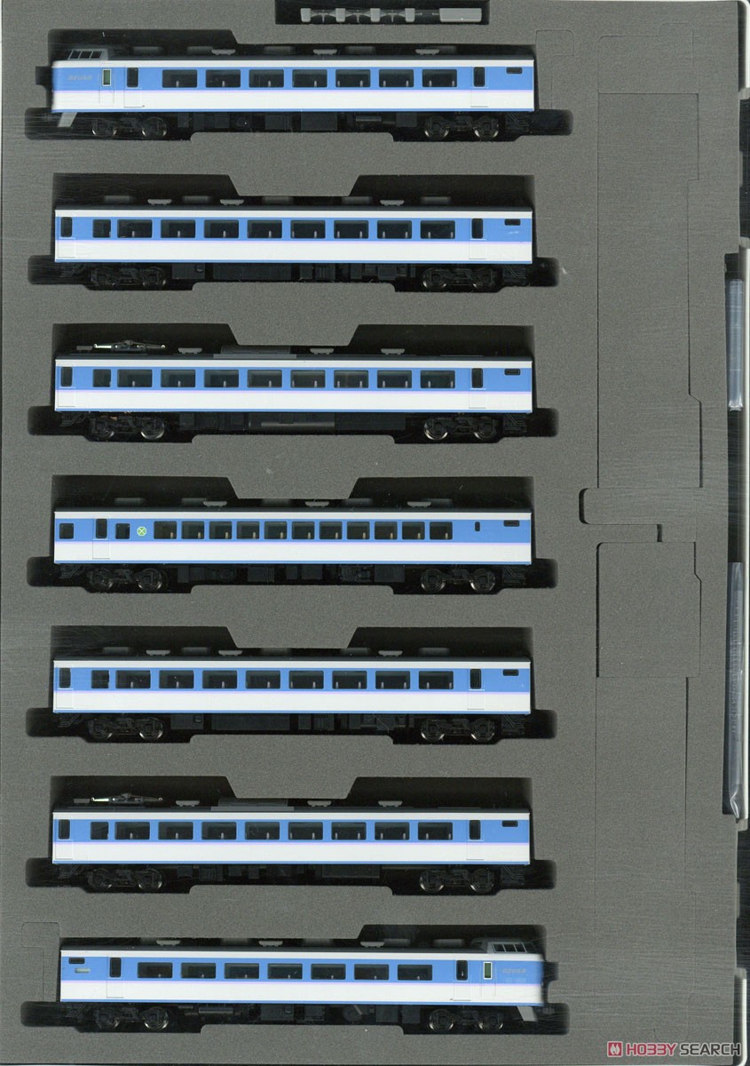 JR 189系 特急電車 (あずさ・グレードアップ車) 基本セット (基本・7両セット) (鉄道模型) 商品画像1