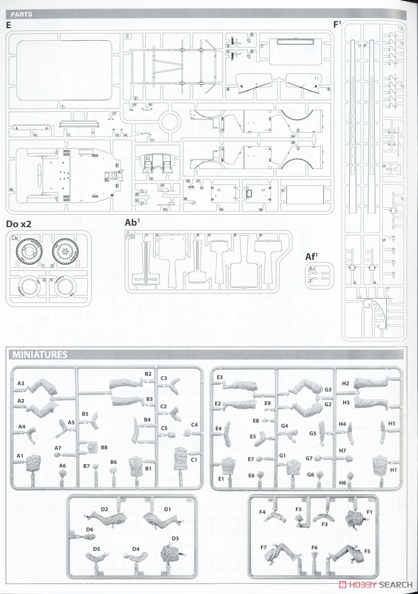 Caen 1944 Pz.Kpfw.IV Ausf.H & Kfz.70 w/Crews. Big Set (Plastic model) Assembly guide5