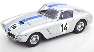 Ferrari 250 GT SWB Competizione 1961 #14 24h Le Mans silver/blue (ミニカー)