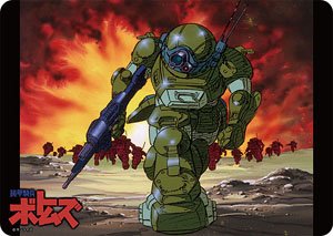 キャラクター万能ラバーマット 装甲騎兵ボトムズ 「スコープドッグ」 (キャラクターグッズ)