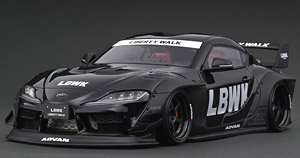 LB-WORKS TOYOTA SUPRA (A90) Black (ミニカー)