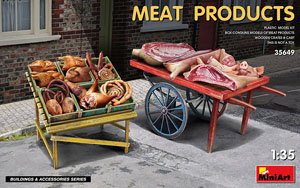 肉製品と市場カート (プラモデル)
