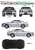 Nissan Skyline GT-R V SpecII Spark Silver Metallic (Model Car) Color2