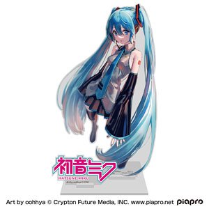 Hatsune Miku Acrylic Stand (Large) Oohhya Ver. (Anime Toy)