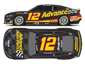 `ライアン・ブレイニー` #12 アドバンス オートパーツ フォード マスタング NASCAR 2022 ネクストジェネレーション (ミニカー)