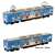 The Railway Collection Iga Railway Series 200 Formation 201 (Ninjya Train Blue) Two Car Set B (2-Car Set) (Model Train) Item picture7