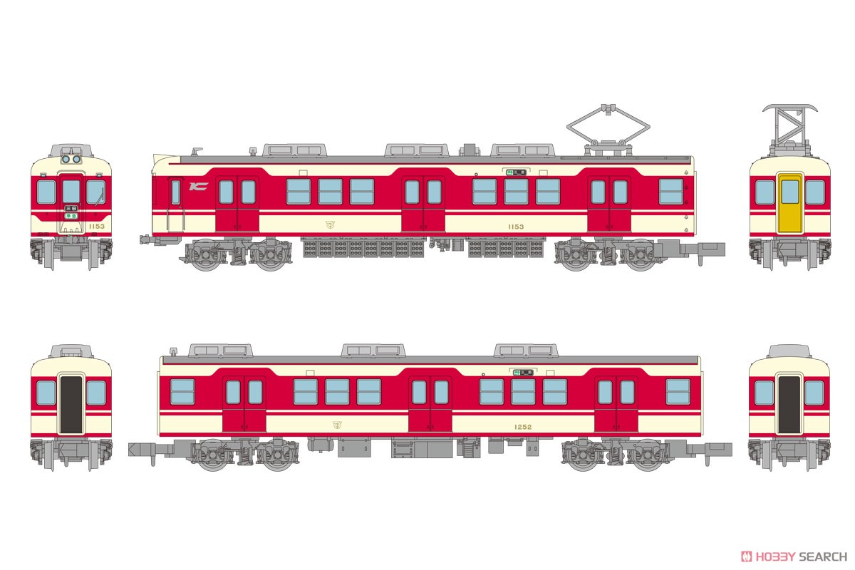 鉄道コレクション 神戸電鉄 1000系 (1074＋1153編成) 4両セット (4両セット) (鉄道模型) その他の画像2