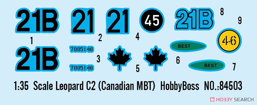 Leopard C2 (Canadian MBT) (Plastic model) Other picture3