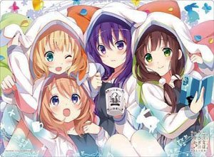 Bushiroad Rubber Mat Collection V2 Vol.289 Is the Order a Rabbit? Bloom [Cocoa & Syaro & Rize & Chiya] (Card Supplies)