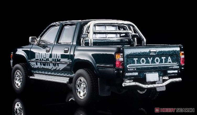 TLV-N255b トヨタ ハイラックス 4WD ダブルキャブ SSR-X オプション装着車 (緑) 95年式 (ミニカー) 商品画像8