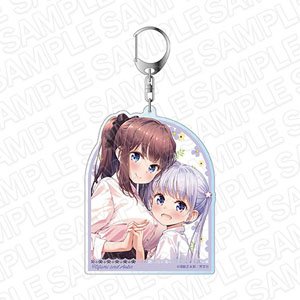 New Game! Big Key Ring Aoba Suzukaze & Hifumi Takimoto (Anime Toy)