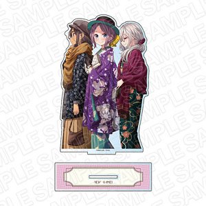 New Game! Big Acrylic Stand Rin & Umiko & Shizuku (Anime Toy)