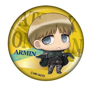 Attack on Titan Chimi Chara Can Badge Armin (Anime Toy)