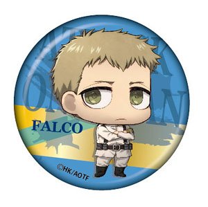 Attack on Titan Chimi Chara Can Badge Falco (Anime Toy)