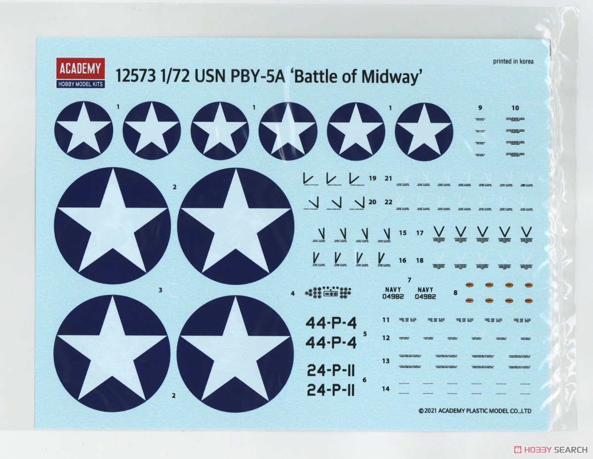 USN PBY-5A Battle of Midway (Plastic model) Contents4