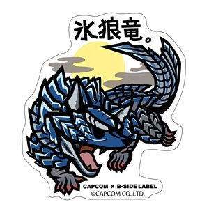 Capcom x B-Side Label Sticker Monster Hunter Lunagaron (Anime Toy)