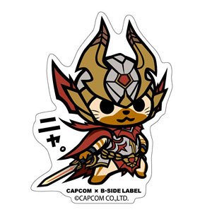 Capcom x B-Side Label Sticker Monster Hunter Palico (Malze Palico) (Anime Toy)