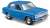 Datsun 510 1971 Blue (Diecast Car) Other picture1
